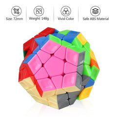 D-FantiX Cyclone Boys Megaminx durable design withstands daily use.