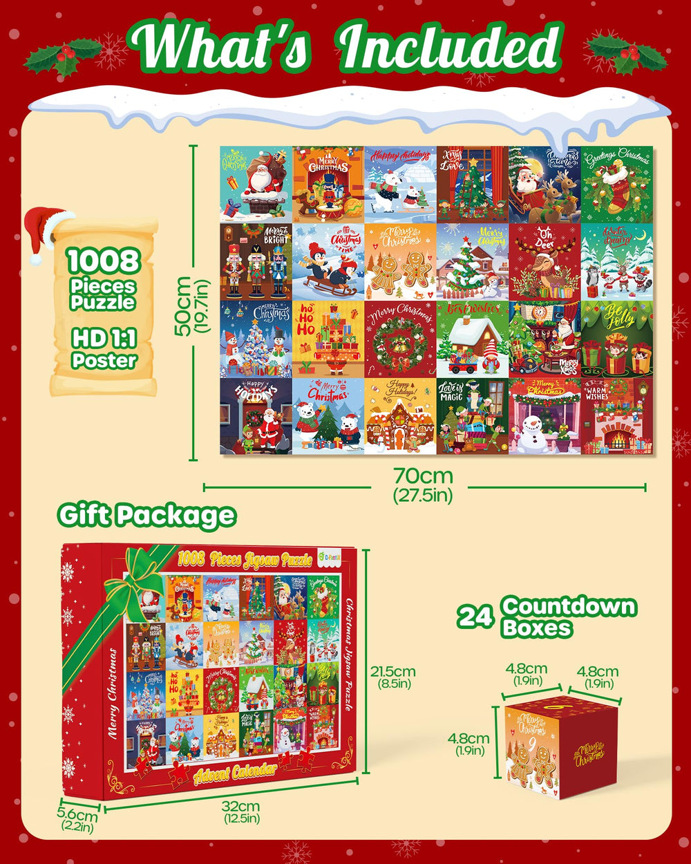 D-FantiX puzzle advent calendar 2025 mini-boxes—organized daily surprises for December.