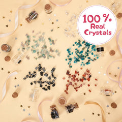 DFDNFF mini crystal bottles with cork stoppers for mindful rituals and easy gifting.
