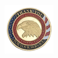 DFFDFF Army Navy Air Force Marines Coast Guard coin celebrates every branch.