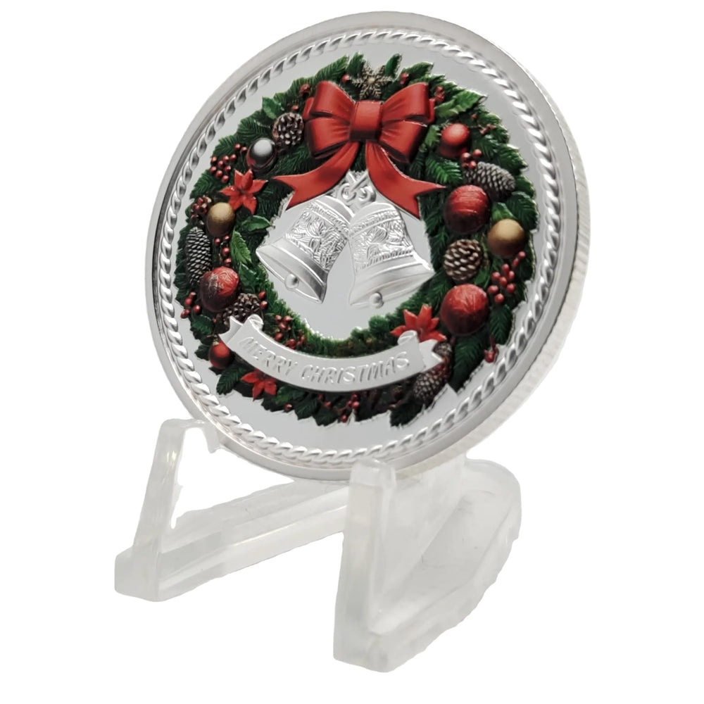 DFFDFF Coin display stand-ready keepsake for collections.