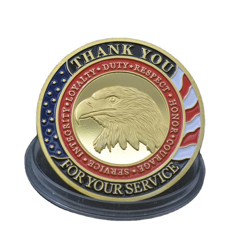 DFFDFF Coin in clear pouch protection keeps your keepsake safe.