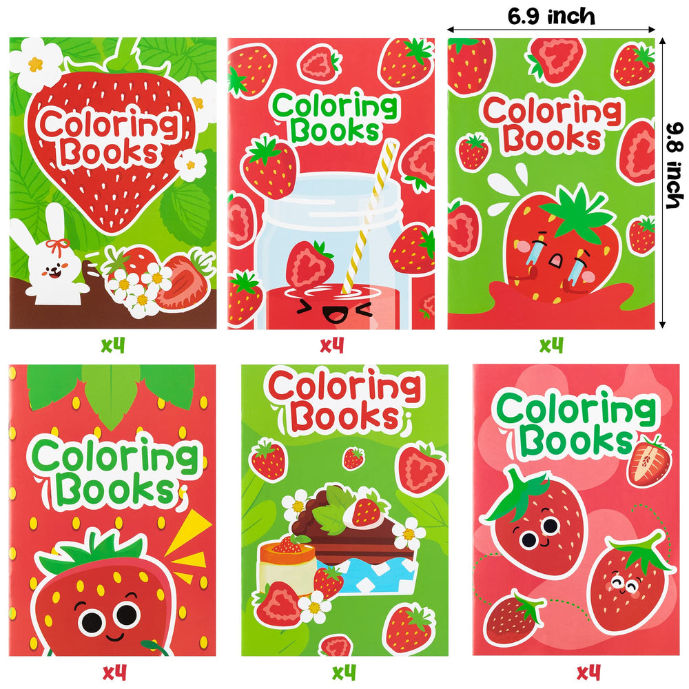 DGjianfei 24pcs coloring books bulk pack, perfect for classroom activities and party favors.
