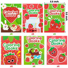 DGjianfei 24pcs coloring books bulk pack, perfect for classroom activities and party favors.