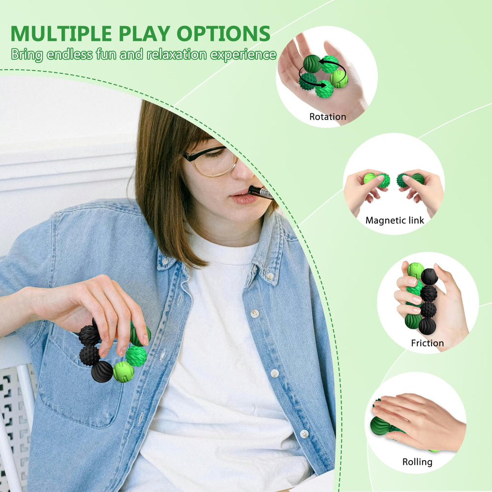 DGMDGS portable sensory ball fits in pocket for on the go calm in pink