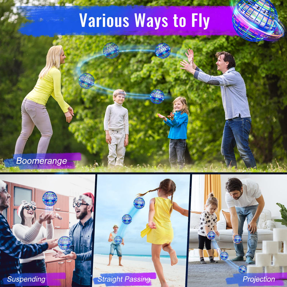 Dhapy Flying Orb Ball two-pack offers extended play and shared fun.