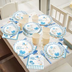 Dhnvcud Goose kit overview shows complete disposable tableware solution.