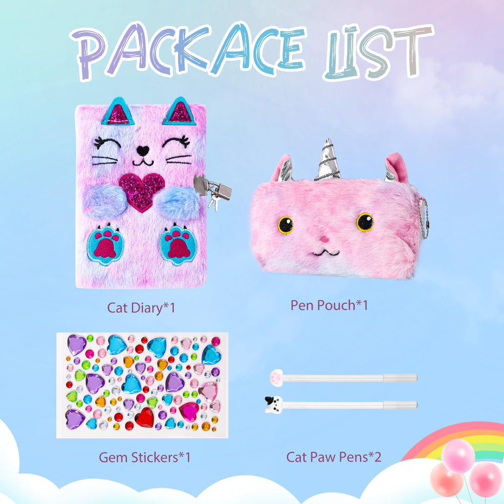DHQH Cat Diary paw pens provide smooth, colorful writing