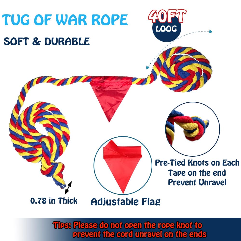 DHXGON rope ends taped securely to prevent unraveling.