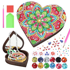 Diakud diamond art kit for girls—sparkling crafts session for kids.