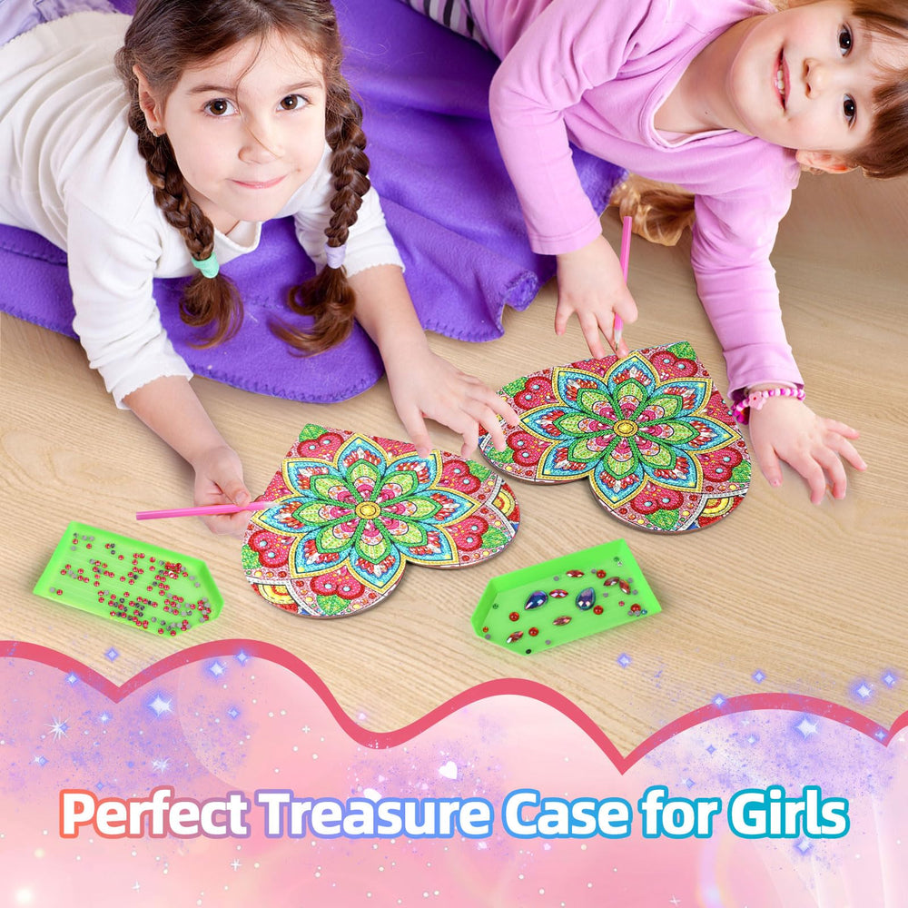 Diakud storage jewelry box with gems—organize cosmetics and favors.