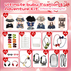 Diaomao six clothes set expands 17cm doll wardrobe with mix-and-match options.