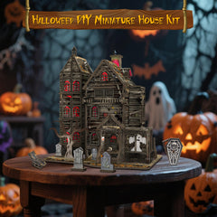 Dibetoy haunted house LED accessories illuminate eerie details for night scenes
