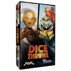 Dice Throne Monk vs Paladin duel setup for fast, tactical play.