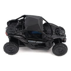 Diecast Masters BRP model with driver figure enhances storytelling.