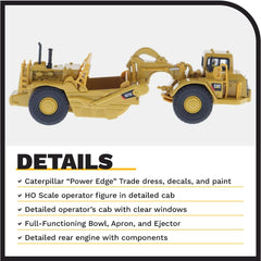 Diecast Masters Caterpillar 627G operator figure included for realism