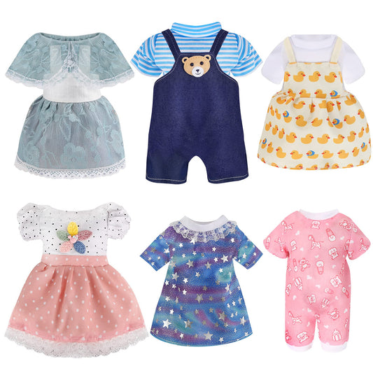 Digabi Alive-Baby 12-inch doll outfits set 1 for imaginative dress-up play