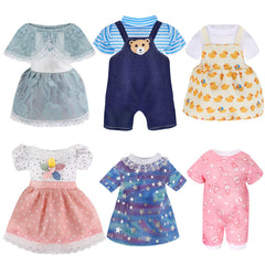 Digabi Alive-Baby 12-inch doll outfits set 1 for imaginative dress-up play