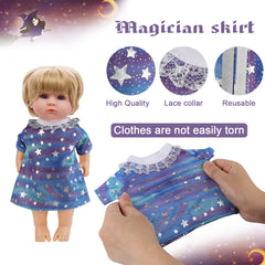 Digabi star-pattern dress for 12-inch dolls supports creative storytelling