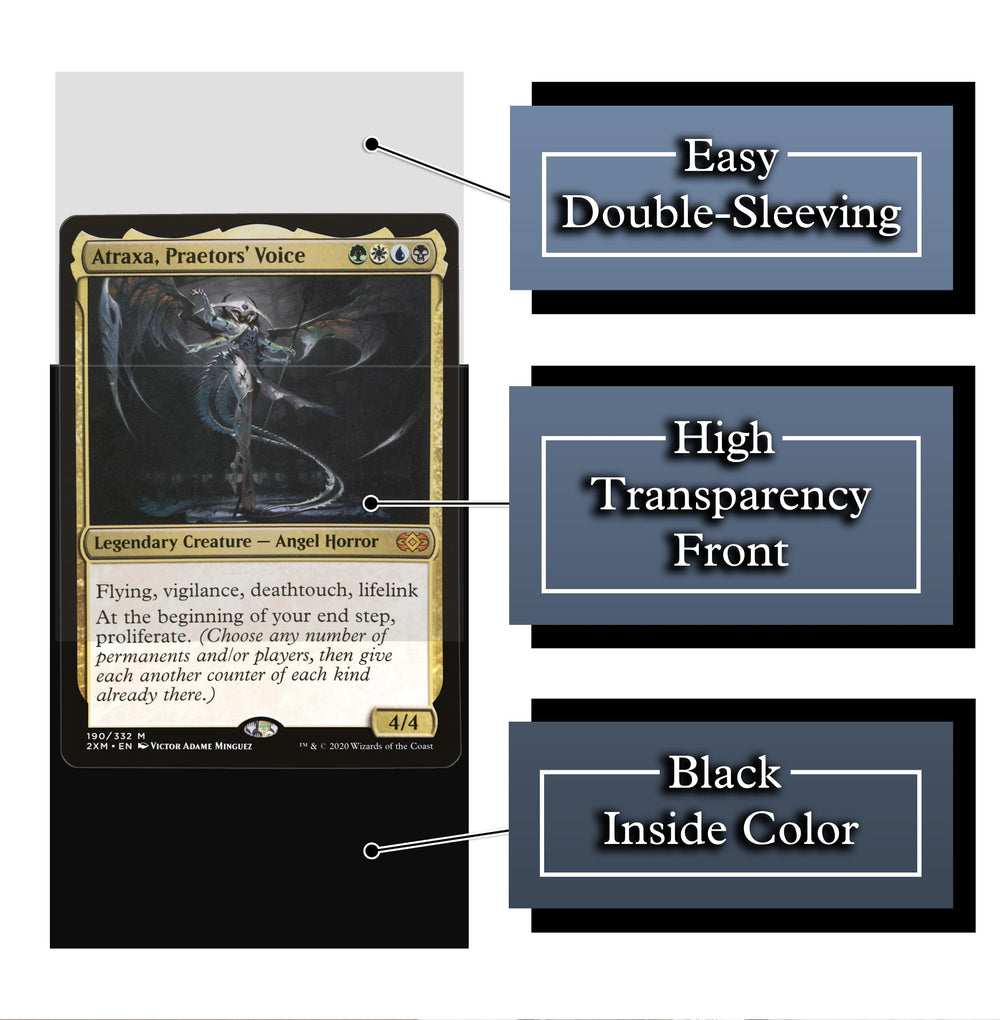 Digital Sorcery Studio Angel Horror Sleeves black inner layer enhances contrast and reduces light exposure