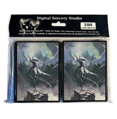 Digital Sorcery Studio Angel Horror Sleeves ready for double-sleeving high-value decks