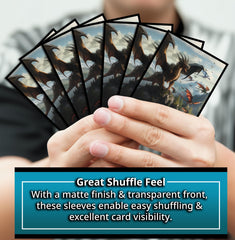 Digital Sorcery Studio Unstoppable Dragon sleeves show matte back for smooth shuffling