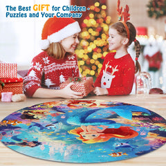 DIGOBAY mermaid poster and puzzle box, promotes family playtime and memory making.