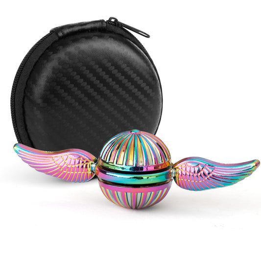 Dilabnba rainbow orb hand spinner offers calming focus with vibrant finish.