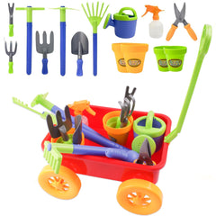 Dimple colorful tool set appeals to toddlers for creative gardening.