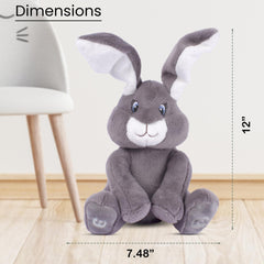 Dimple Milo Bunny volume controls help caregivers tailor sound levels.
