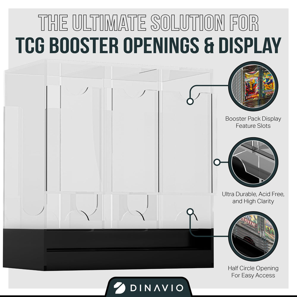Dinavio Crafthouse 4mm acrylic construction protects booster packs