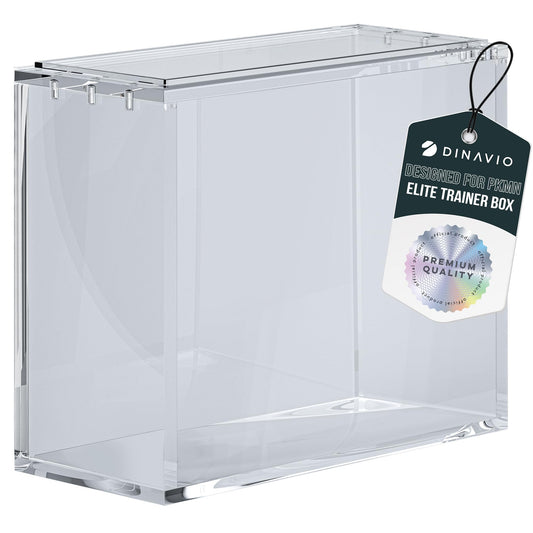 Dinavio Crafthouse ETB case with stackable lid for secure showcasing