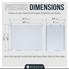 Dinavio Crafthouse PKMN booster box case stackable lid enables secure, expandable display setups.