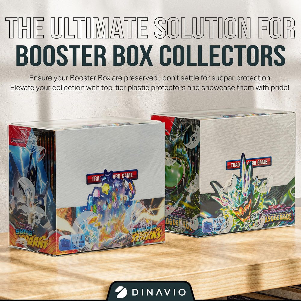 Snug 5.5" x 3.2" x 4.9" dimensions fit English PKMN boxes.