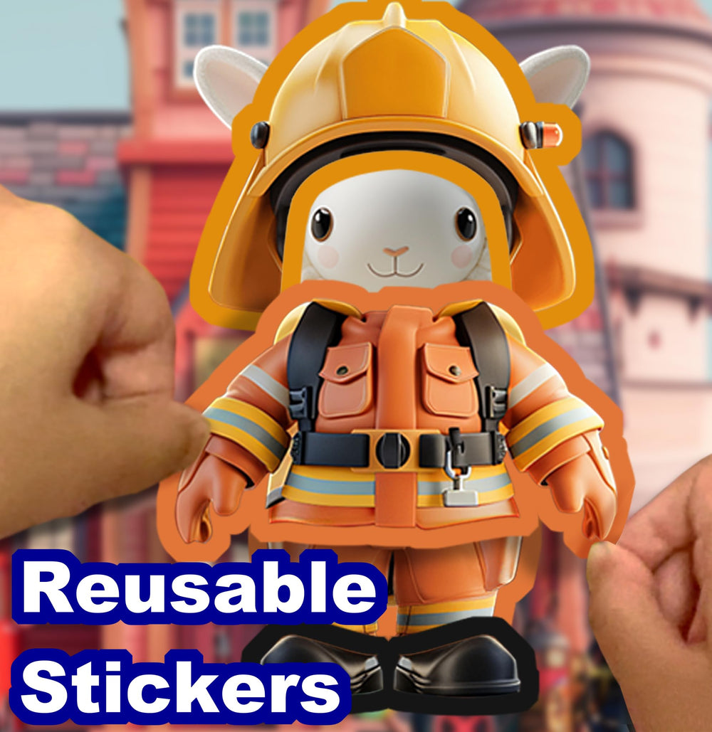 Dino Fun travel-friendly sticker book shown with compact, portable design
