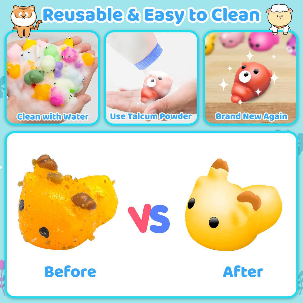 Dioju mochi squishies being used at home for creative play