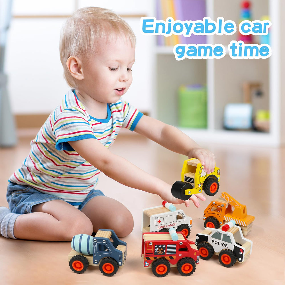 DIPALENT wooden fire truck inspires role-play and early problem-solving in a fun setting.