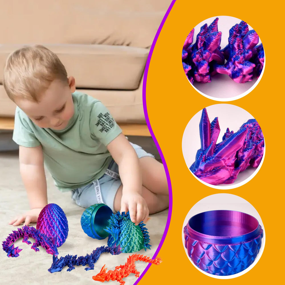 DIRMXRY mini dragon toys, perfect stocking stuffers for kids and teens.