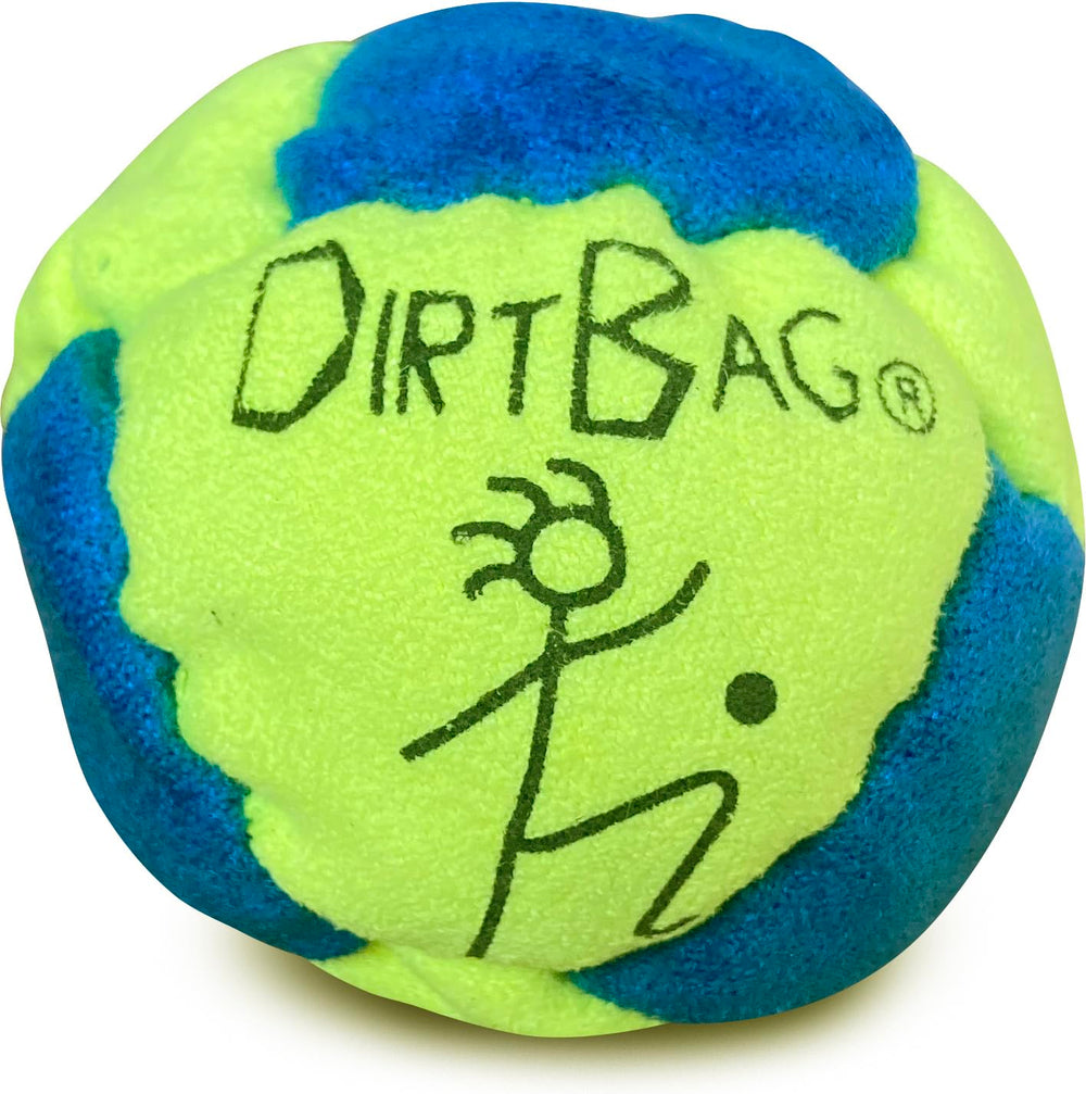 DIRTBAG footbags in bright colors for vibrant training sessions.