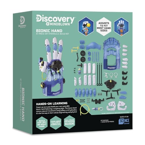 Discovery Kids bionic hand wearable robotics project in action