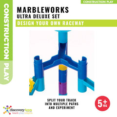 Discovery Toys Marbleworks Ultra Deluxe standard ramps support creative race layouts