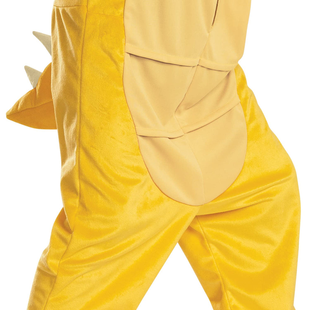Disguise Bowser costume spikes shell enhances character accuracy during play.