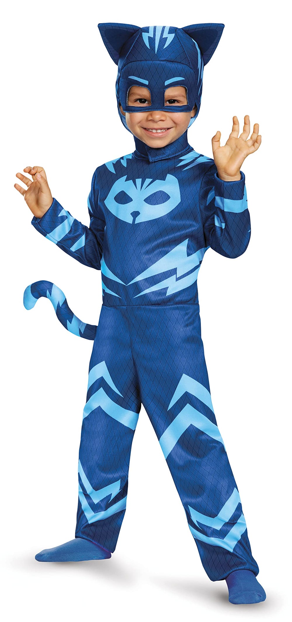 Disguise Catboy jumpsuit 2T front view for heroic playtime adventures