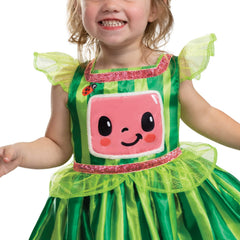 Disguise Cocomelon toddler dress made from soft, durable fabric for active kids.
