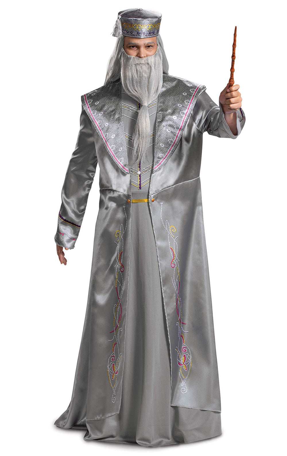 Disguise Dumbledore Wand in hand shows comfortable grip for long cosplay sessions.