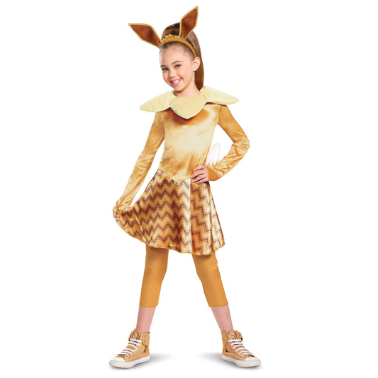 Disguise Eevee costume dress featuring soft minky fabric for cozy wear