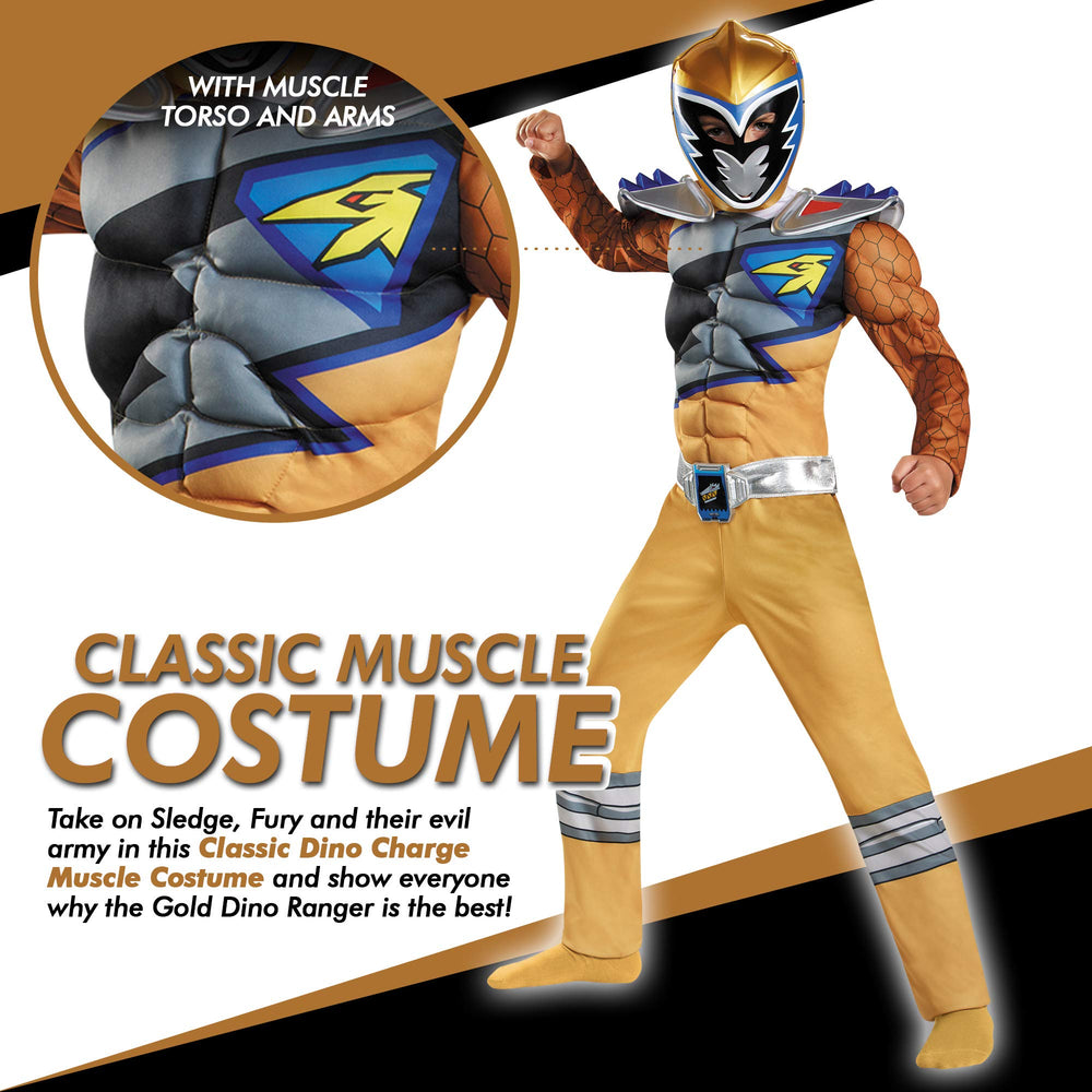 Disguise Gold Power Rangers soft mask for quick on-off comfort