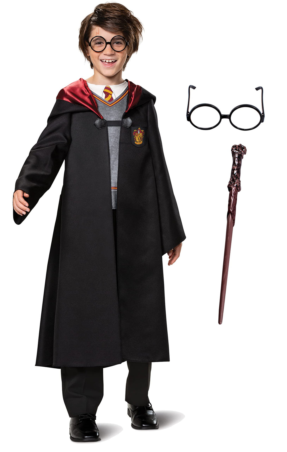 Disguise Harry Potter hooded robe for immersive Hogwarts cosplay and dress-up.