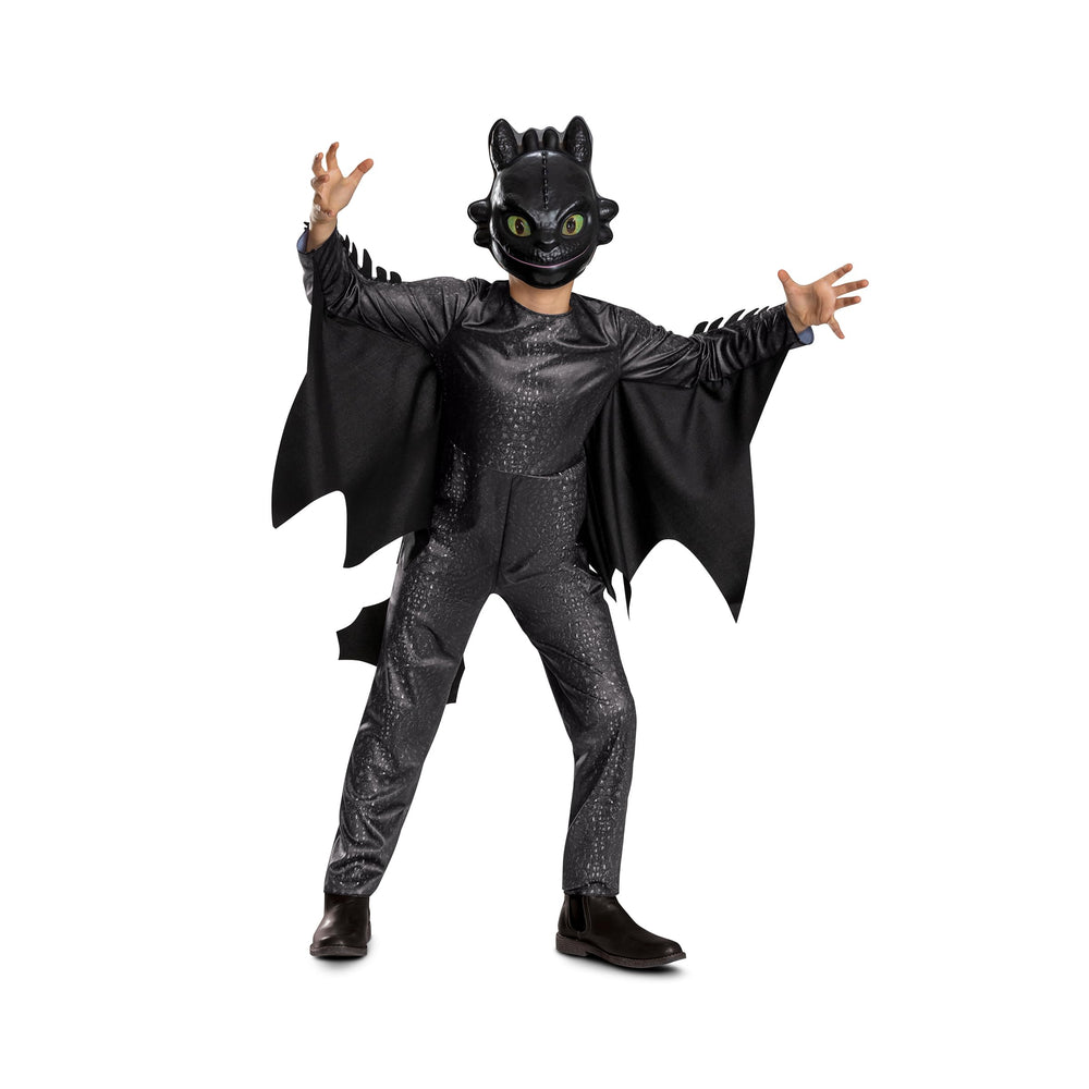 Disguise Toothless costume wings for authentic dragon flight in Halloween play