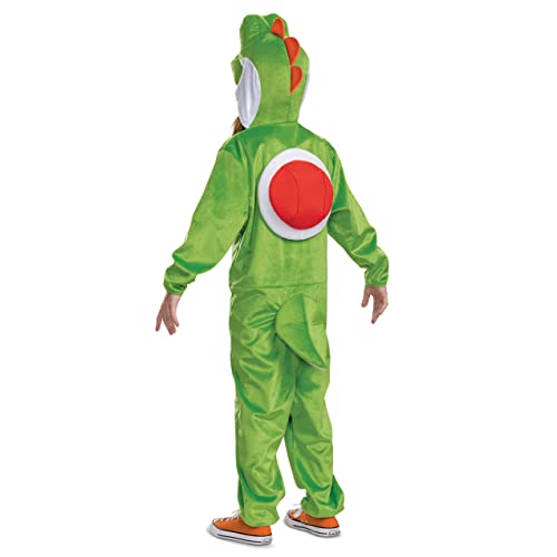 Disguise Yoshi costume detachable shell adds authentic, adjustable flair.
